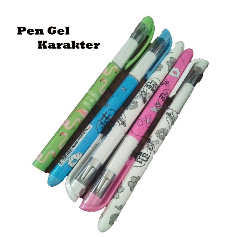 

pen gel karakter murah
