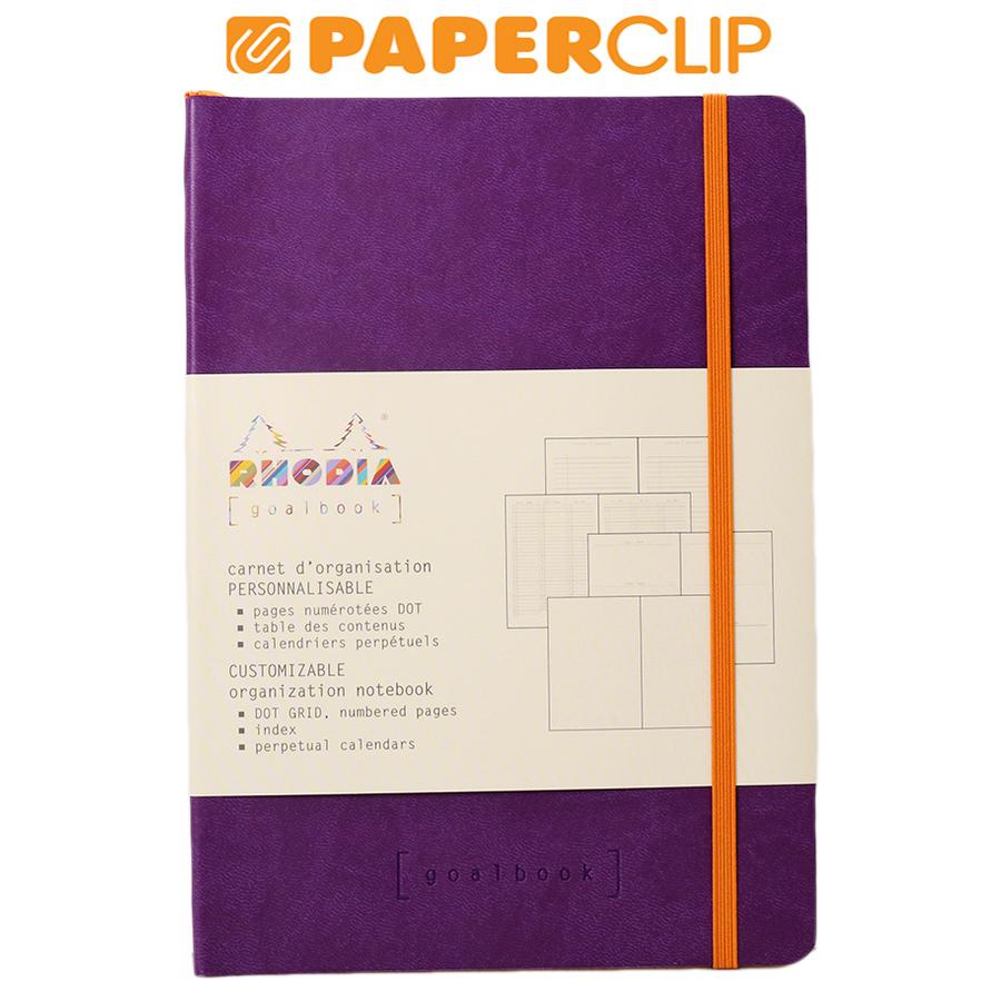 

NOTEBOOK RHODIA GOALBOOK 117750C IVO.A5 PURPLE