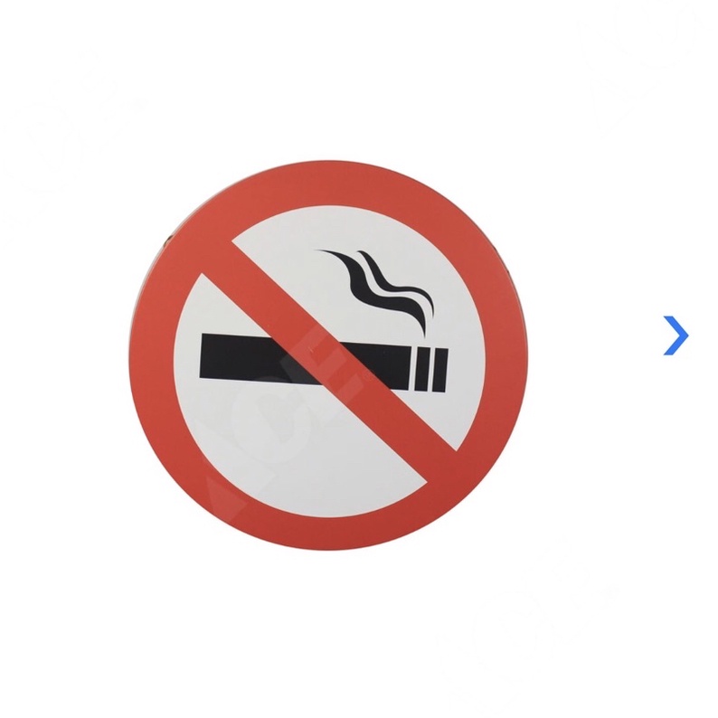 

KRISBOW SIGN LABEL NO SMOKING