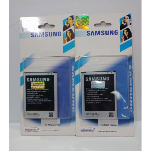 Baterai Samsung S4 Mini i9190 Battery Samsung S4 Mini i9190 Batre S4 Mini i9190 Original