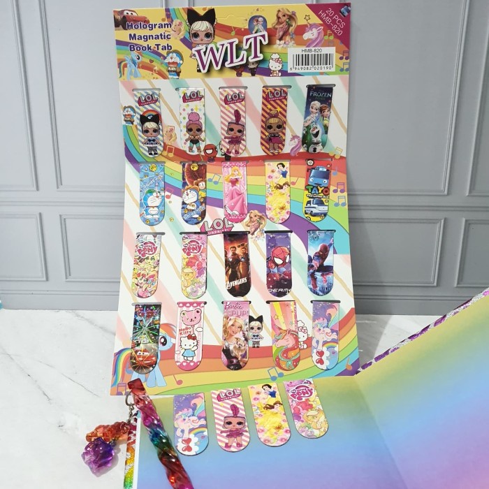 

Menakjubkan (20Pc) Pembatas Buku Magnet Kecil/Magnetic Bookmark/1 Lembar Dapat 20P Bagus