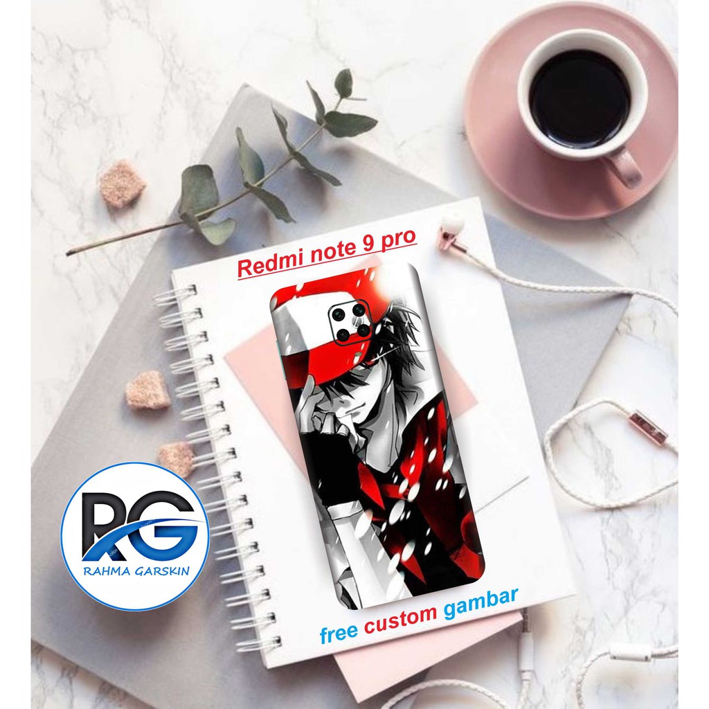 garskin hp redmi note 9 pro full body motif top 1 - free custom gambar