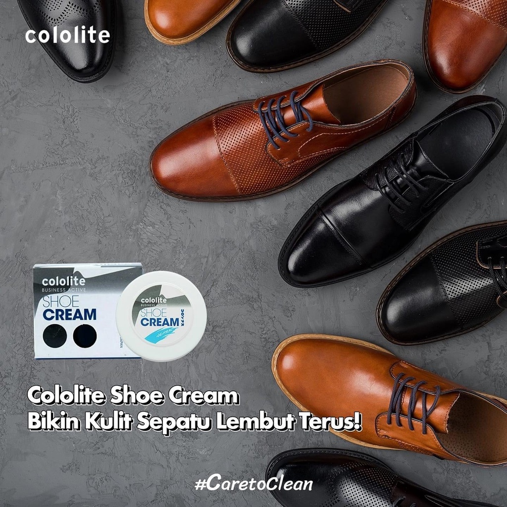 COLOLITE SHOE CREAM Semir Sepatu Perawatan Sepatu Kulit Pria Wanita PREMIUM SHOE LEATHER CARE  ORIGINAL C-009