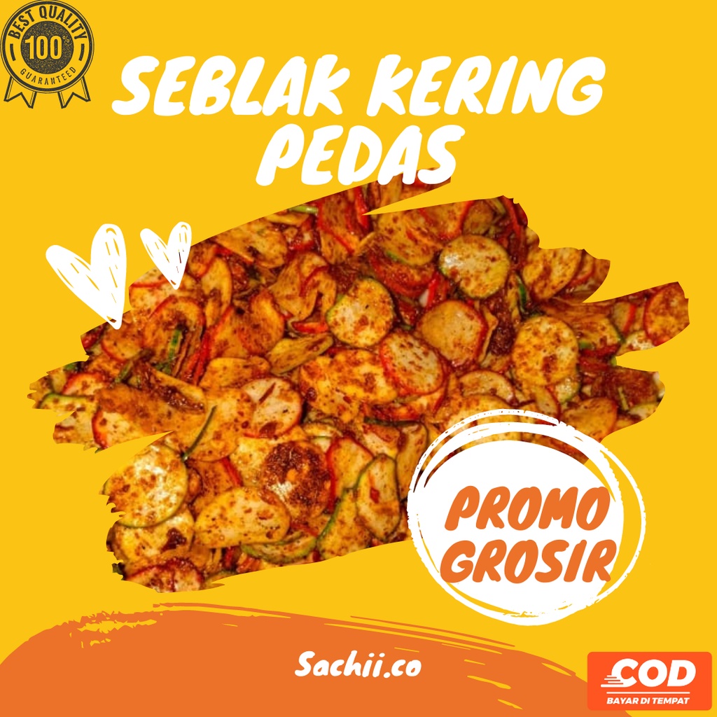 

Krupuk Seblak Kering Pedes Cemilan Kerupuk 100gr Camilan Pedas Gurih Bumbu Khas (PROMO SPESIAL GROSIR)