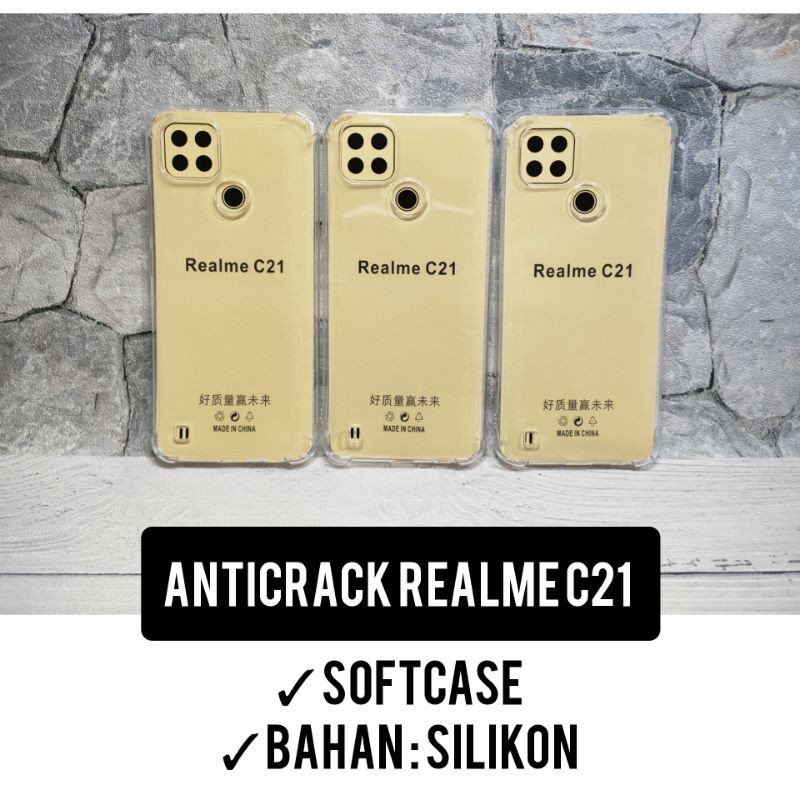 Anticrack realme c21 softcase realme c21 case realme c21