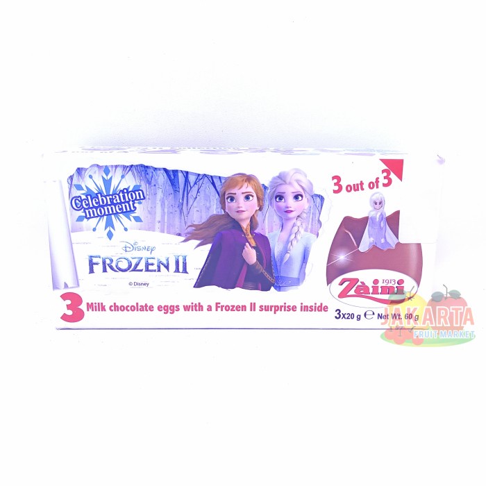 

(COKELAT) ZAINI CHOCOLATE EGG DISNEY FROZEN 2 60G