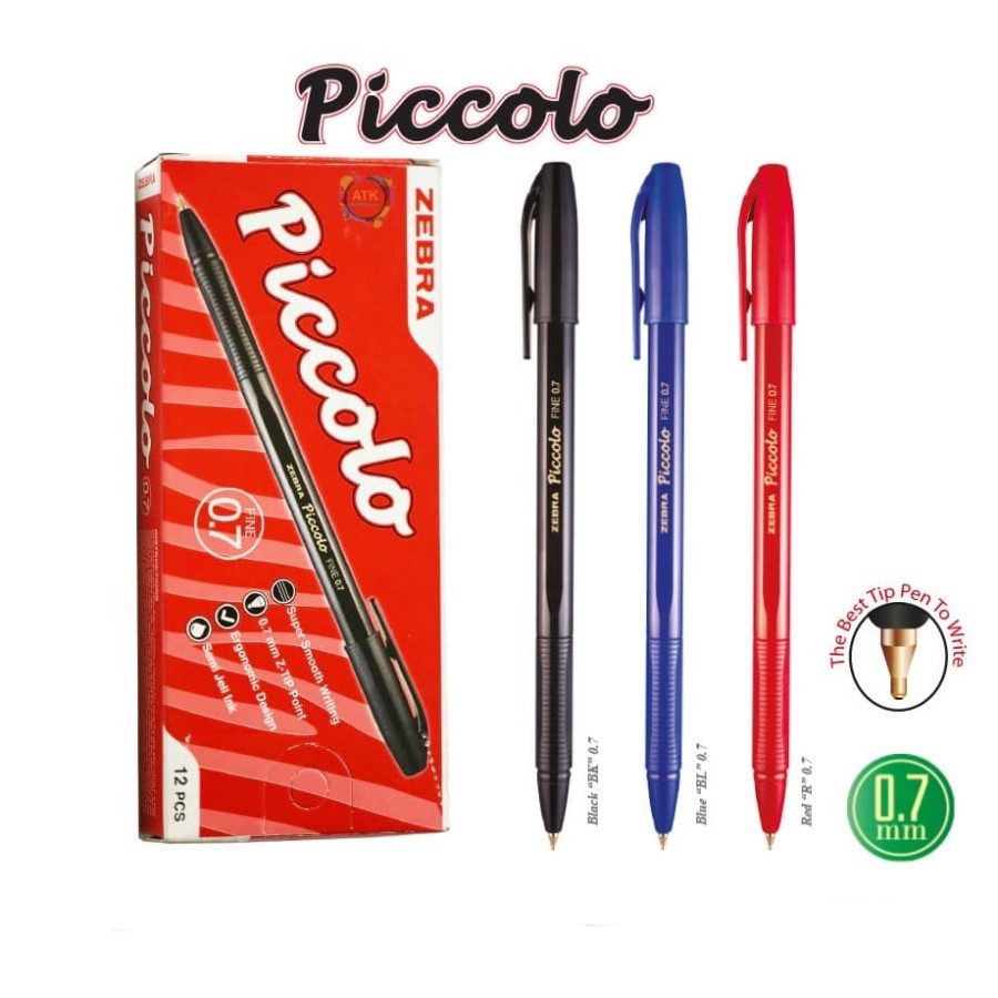 

Zebra Piccolo 0.7 mm Semi Gel Ballpoint Pen
