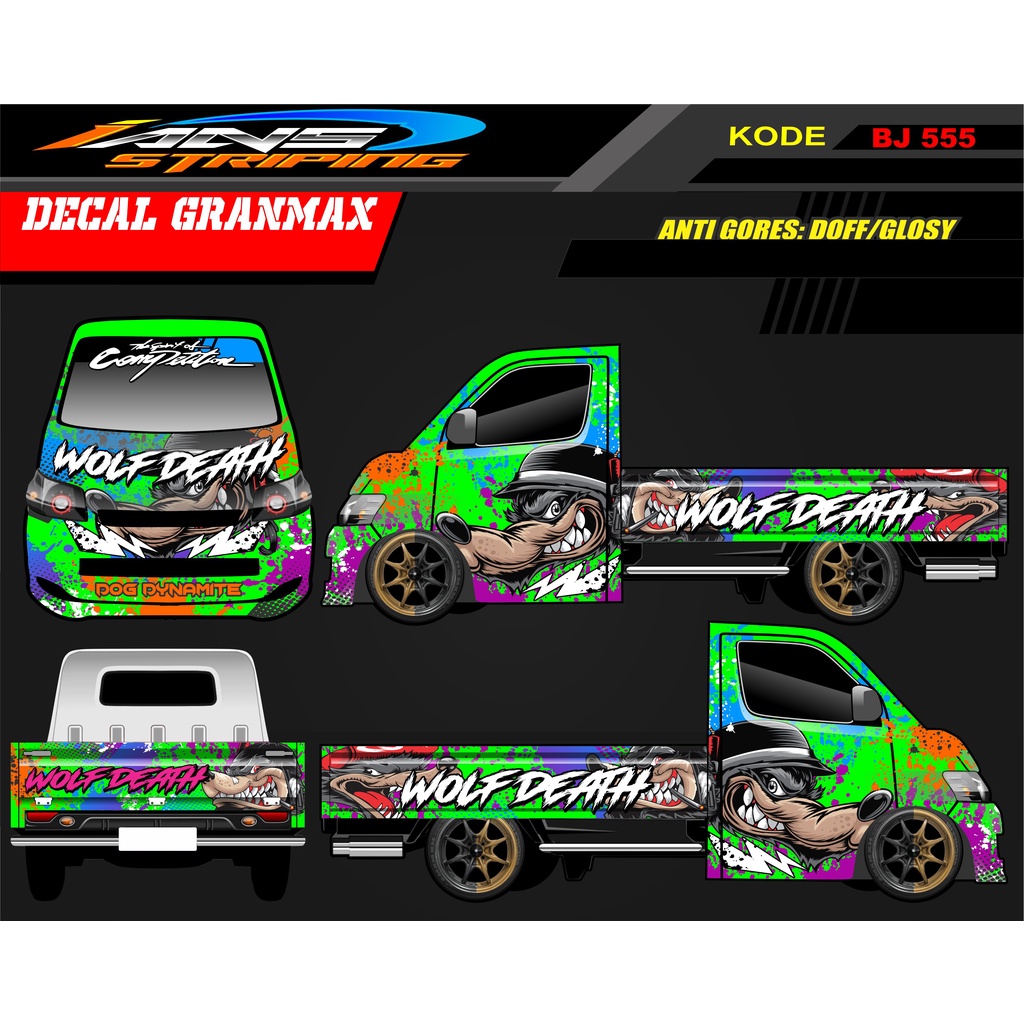 DECAL MOBIL GRANMAX / STICKER MOBIL PICK UP / STICKER GRANMAX CARRY L300