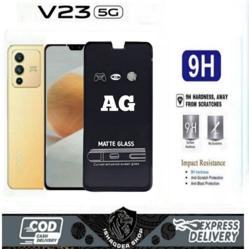 TEMPERED GLASS AG MATTE VIVO V23 5G Y01 T01 Y21 Y21T Y21S Y21 2022 Y20S Y20SG Y20i V21(4G) Y22(5G) S