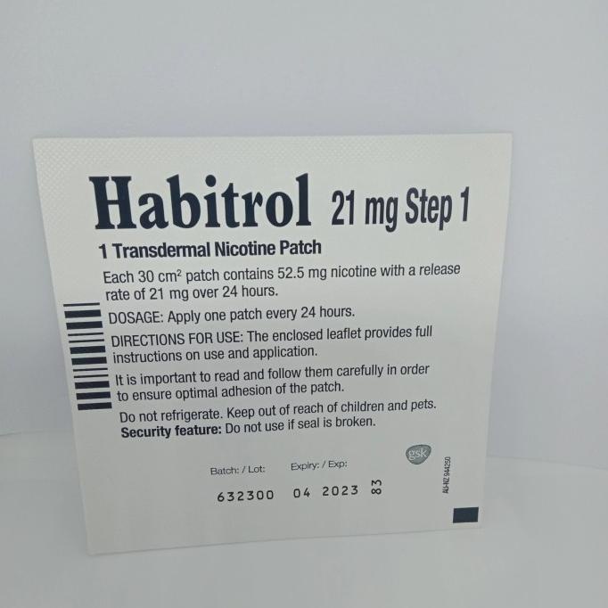 Jual ^^^^] nicotine patch habitrol 21mg step 1 berhenti merokok