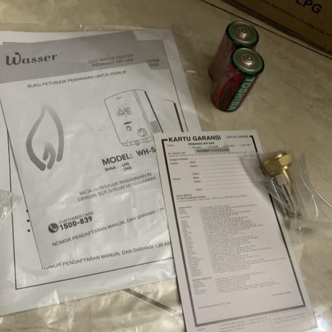 Water Heater Gas Wasser Wh 506 A / Water Heater Gas Wasser Wh506A