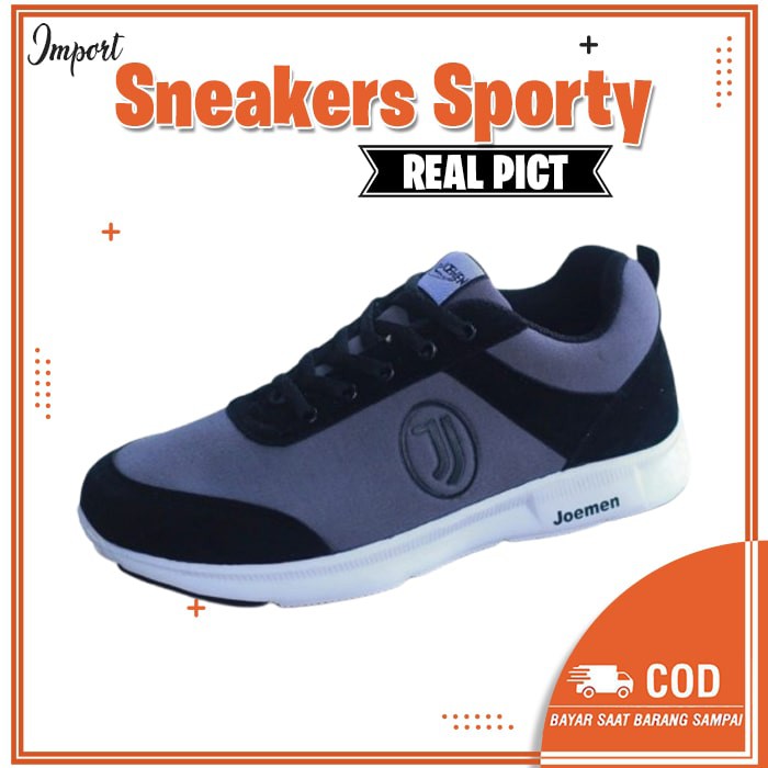 Sneakers Pria Original Snekers Sport Premium Snakers Casual Remaja Dan Dewasa Kekinian