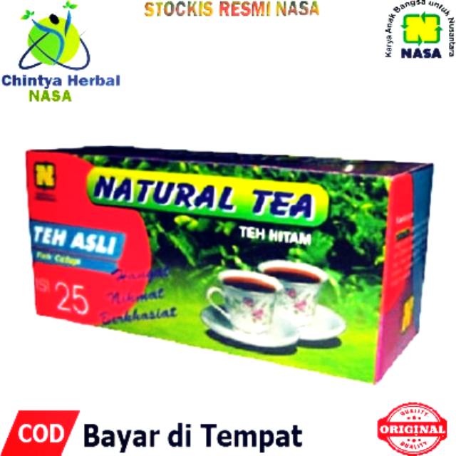 

(DIJAMIN ASLI) Natural Tea NASA Teh Hitam celup