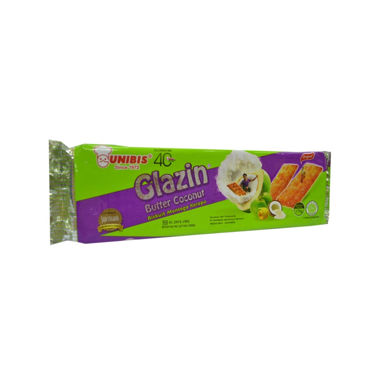Unibis Biscuit Glazin Coconut 175Gr