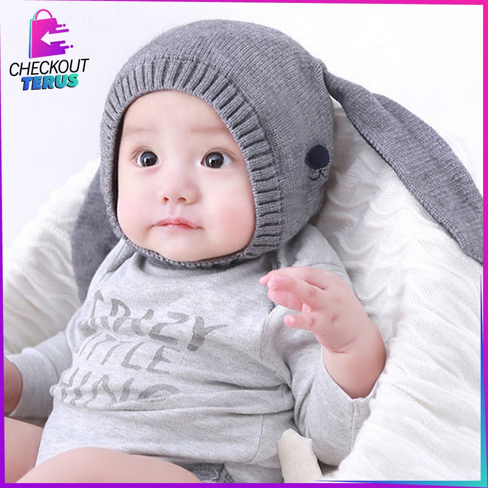 CT P17-25 Topi Kupluk Anak Bayi Karakter Kucing Bear Topi Kupluk Rajut Anak Bayi Korea Style Topi Anak Laki Laki &amp; Perempuan Topi Kupluk Lucu