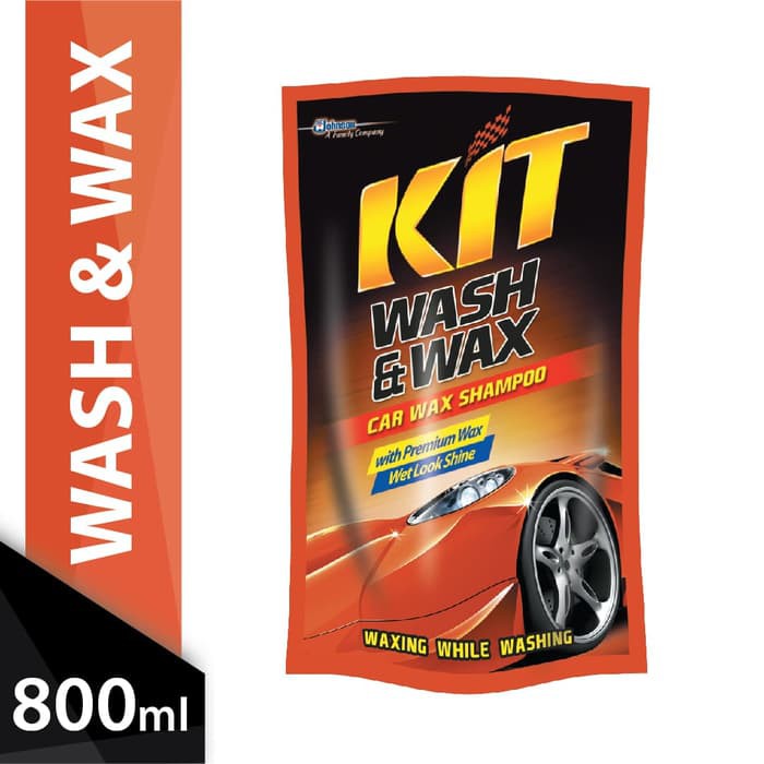 SHAMPO PLUS SEMIR MOBIL / SHAMPO MOBIL / SEMIR MOBIL Kit Wash &amp; Wax Pouch 800mL