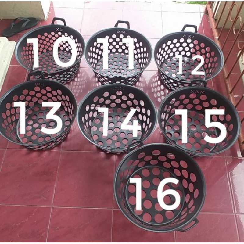 EMBER SORTIR IKAN LELE BAK SORTIR IKAN LELE,PAKET EMBER SORTIR IKAN FULL SET KOMPLIT 16 PCS/16 UKURN