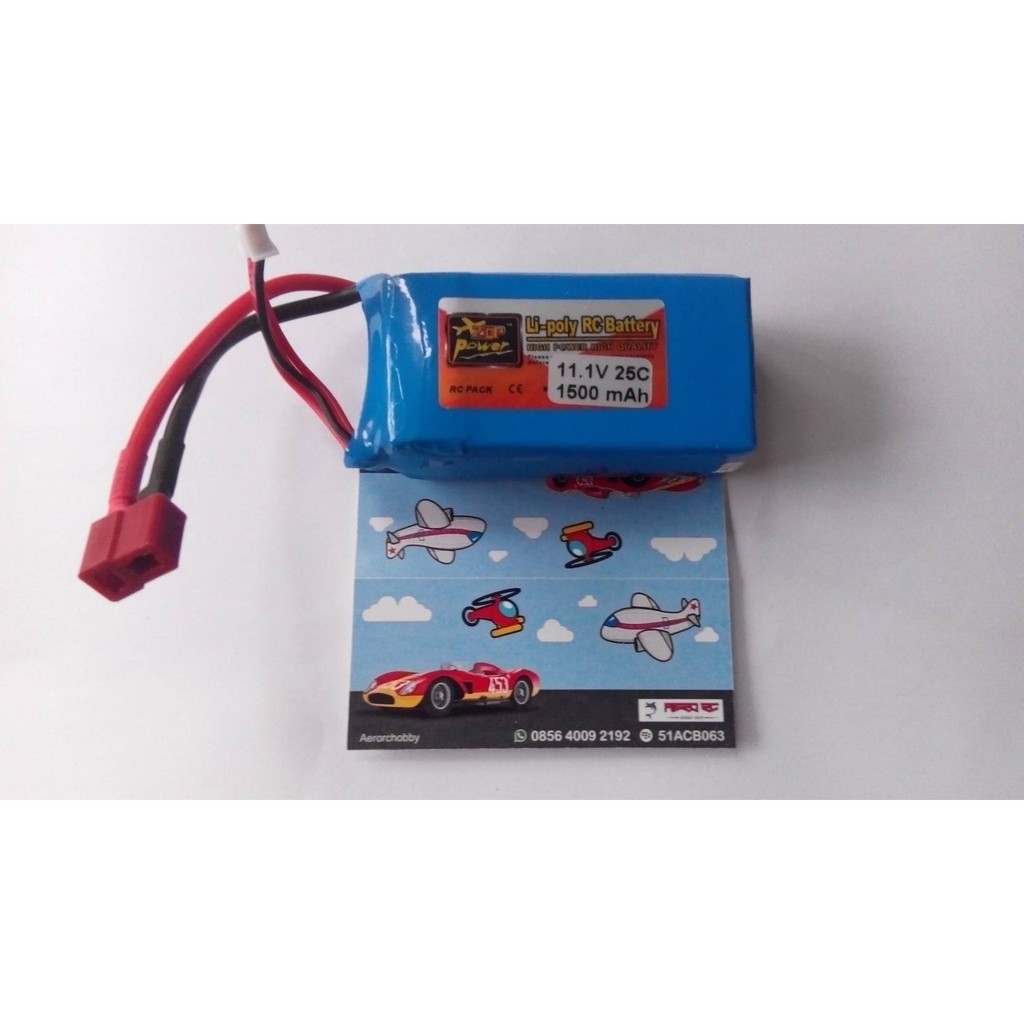 Baterai ZOP Power 3S 11.1V 1500MAH 25C