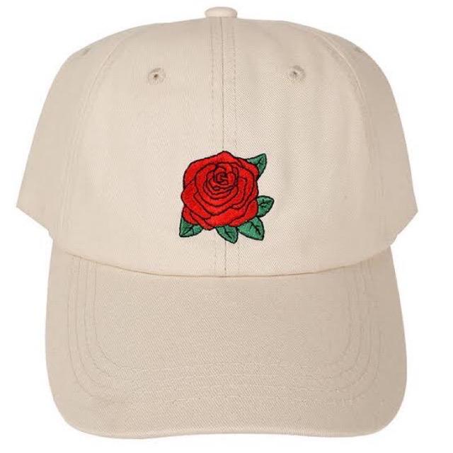 Topi baseball ediko bahan rafel premium pengait cakop besi pria wanita-Rose cream