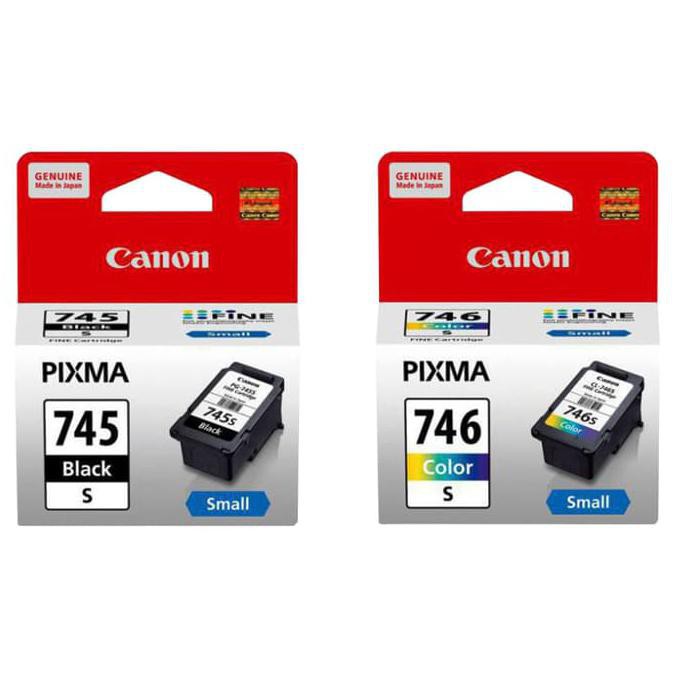 Canon Original Ink Cartridge PG 745S 745 S Small + CL 746S 746 S Small SET