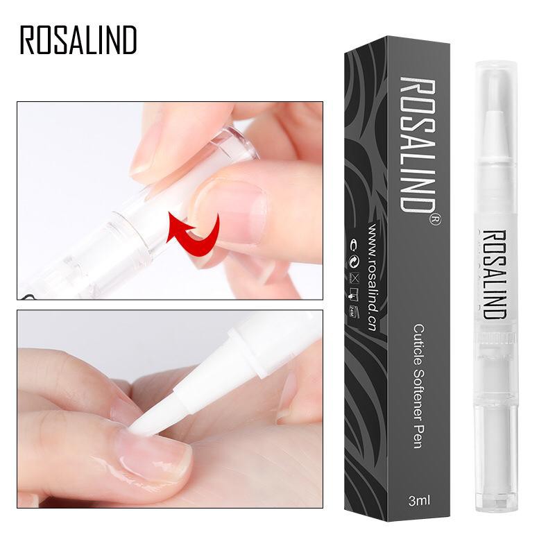 ~AB~ ROSALIND Cuticle Oil dan Softener Pen Pelembut Kutikula Untuk Nail Art dan Manikur