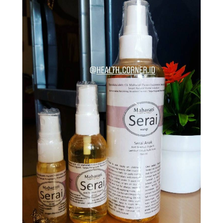 Maharati Serai Anak - Lemongrass Oil MInyak Anti Nyamuk Kids Bugs Repellent