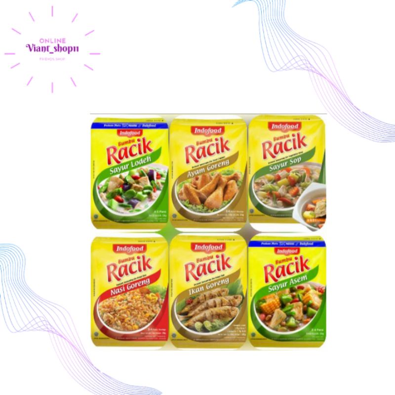

bumbu racik 25gr x 10 (1renceng)
