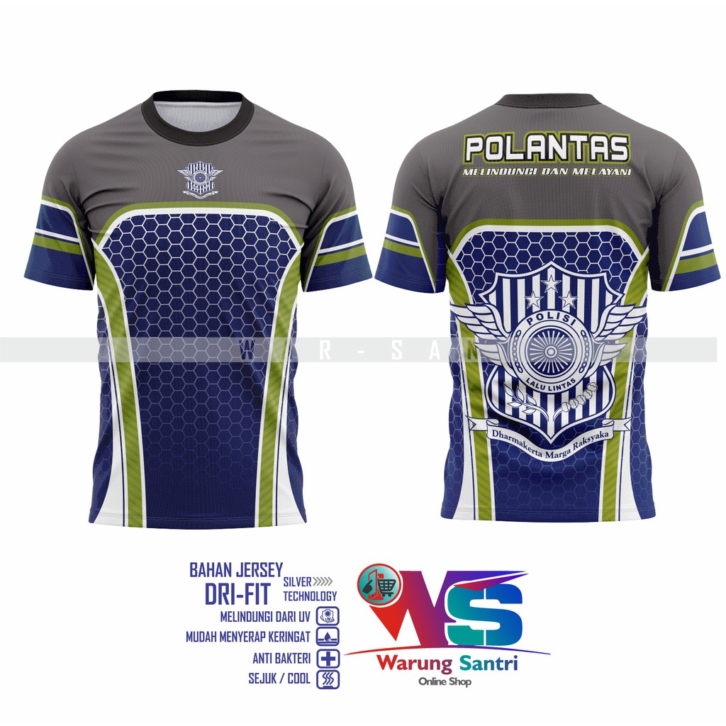 JERSEY POLANTAS FULLPRINT SUBLIME / KAOS POLANTAS DRIFIT / JERSEY POLISI LALULINTAS