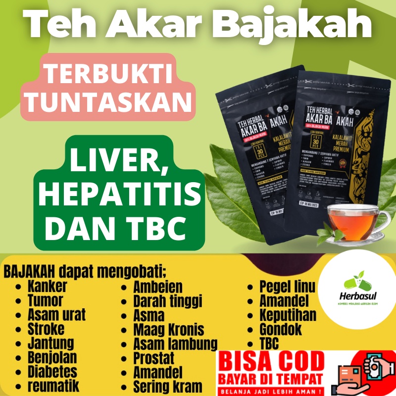 

Herbasul | Teh akar Bajakah Asli Kalimantan Obati Liver, Hepatisi, dan TBC Akut teruji Klinis dan di akui Dunia terbuat dari 100% Kayu Bajakah ASLI Kalimantan