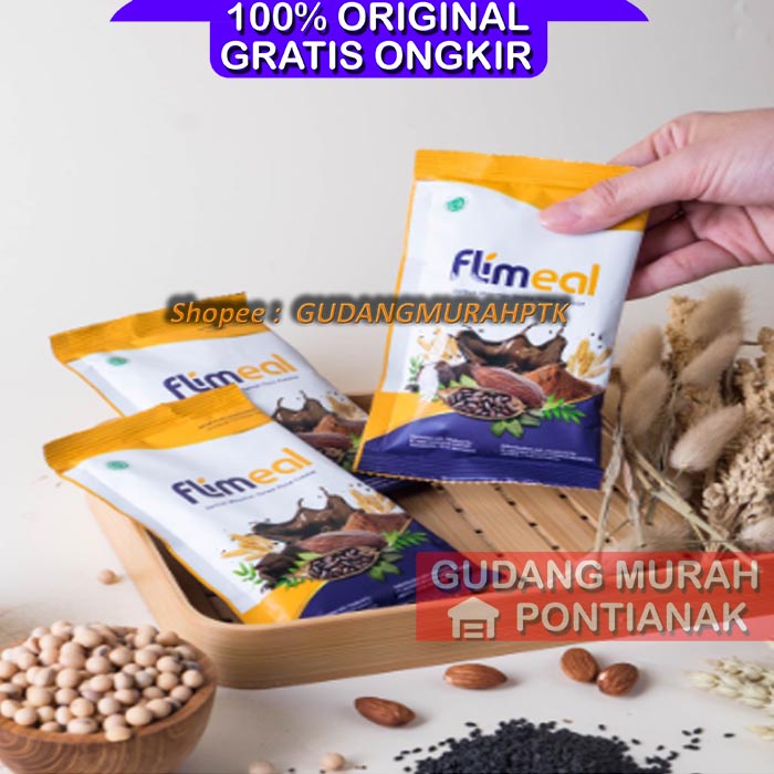 Flimeal (Meal Replacement) - Persachet - Coklat Vegan satuan