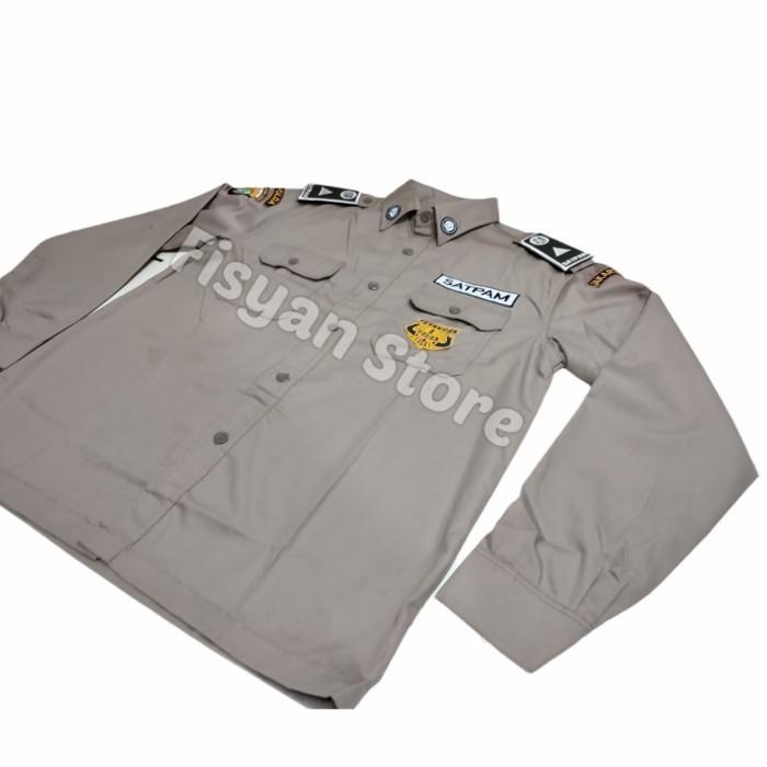 Seragam | Seragam Pdl Sus Satpam | Seragam Pdl Sus Security Coklat Terbaru Berkualitas Terbaik Dan B