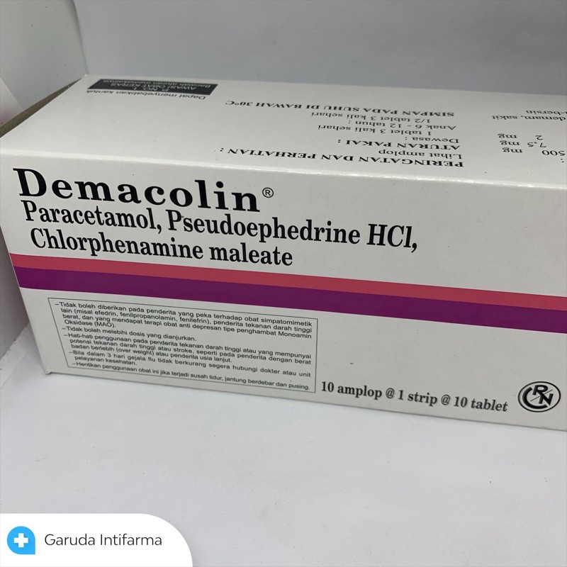Demacolin Flu Tablet BOX isi 100 tablet