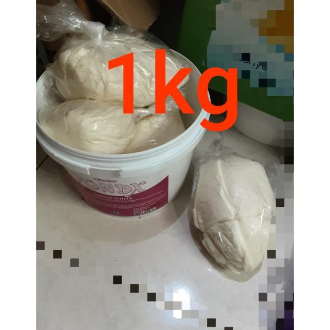 

monggo] Fondx virgin white, fondant of excellent repack 1kg