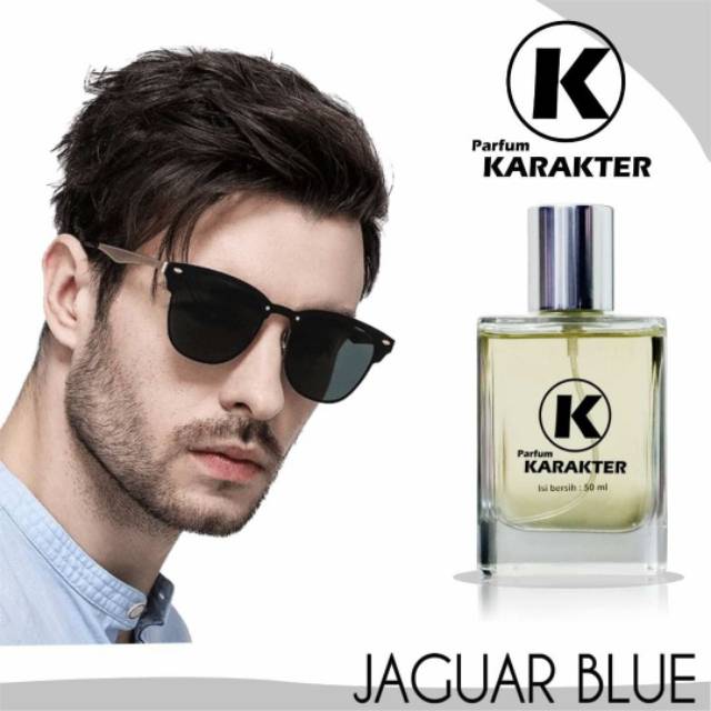 PARFUM COWOK AROMA JAGUAR BLUE 30ML - ORIGINAL BIBIT