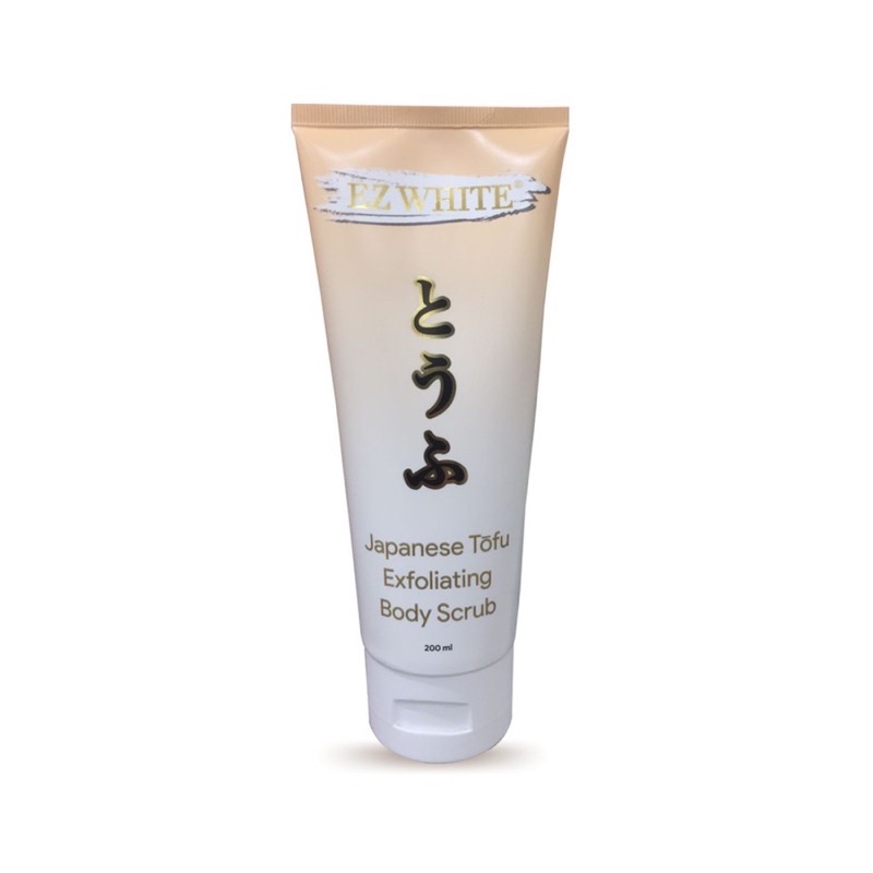EZ WHITE JAPANESE TOFU EXFOLIATING BODY SCRUB/ LULUR TOFU