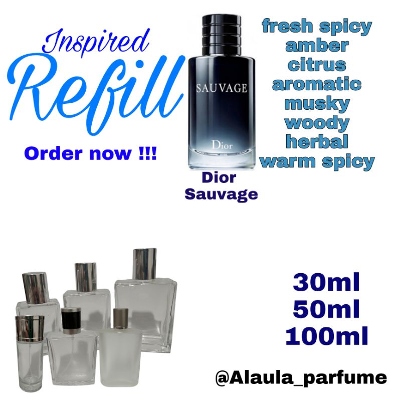 D1or S4uvage parfume Fragrance refill super