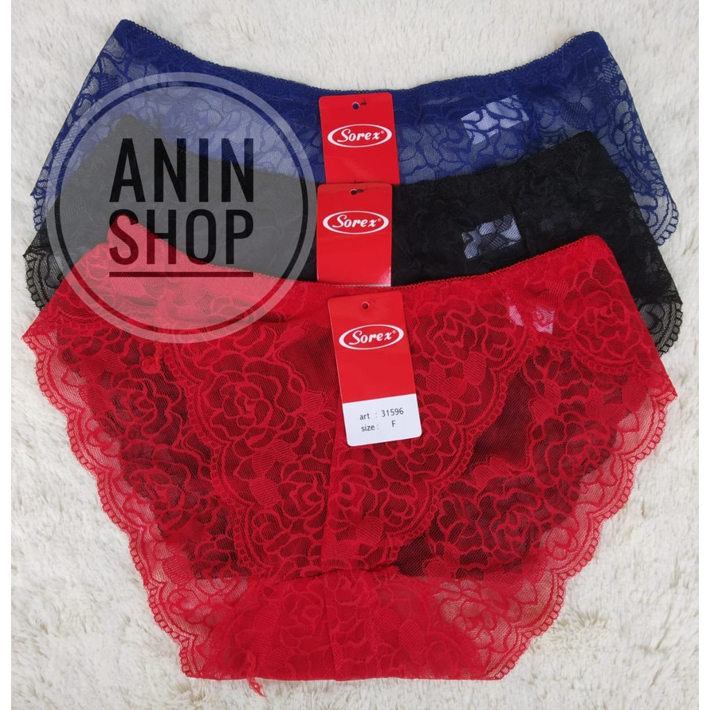 Celana Dalam Transparan Renda Sorex 31596 | cd wanita dewasa | Shopee