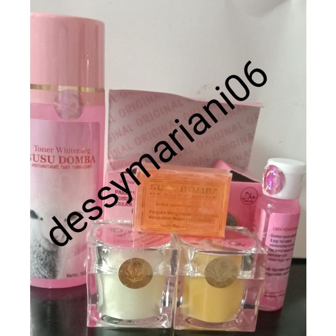 paket komplit krim susu domba toner dan serum