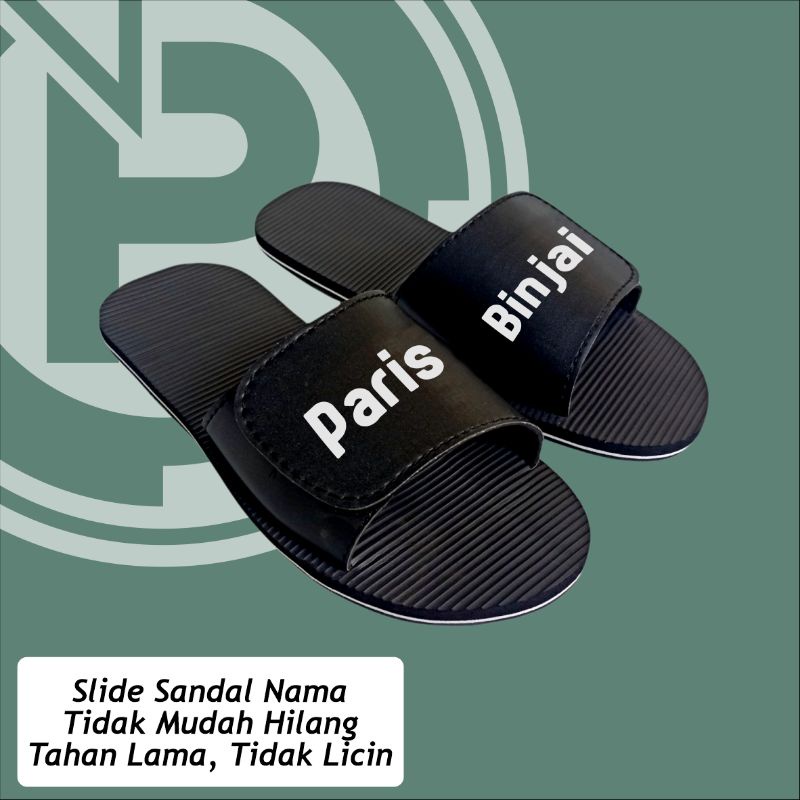 Sandal Slop Custom Nama