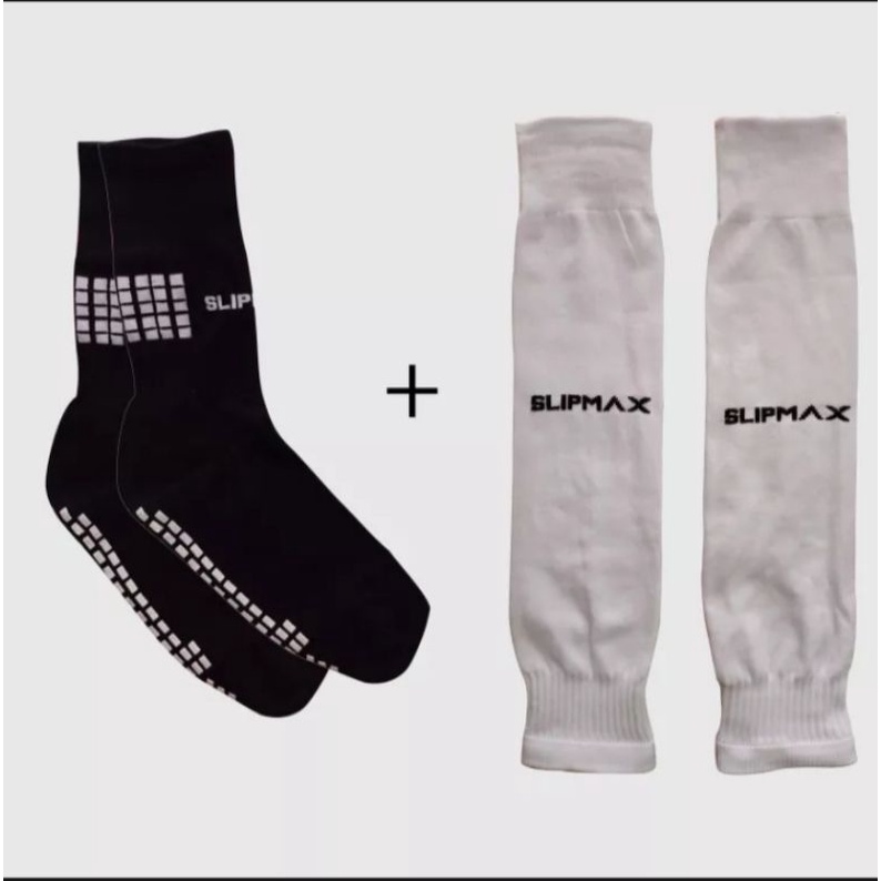 Paket Kaos Kaki Sambung SLIPMAX Dan Kaos Kaki Anti Slip SLIPMAX Sebetis Original.