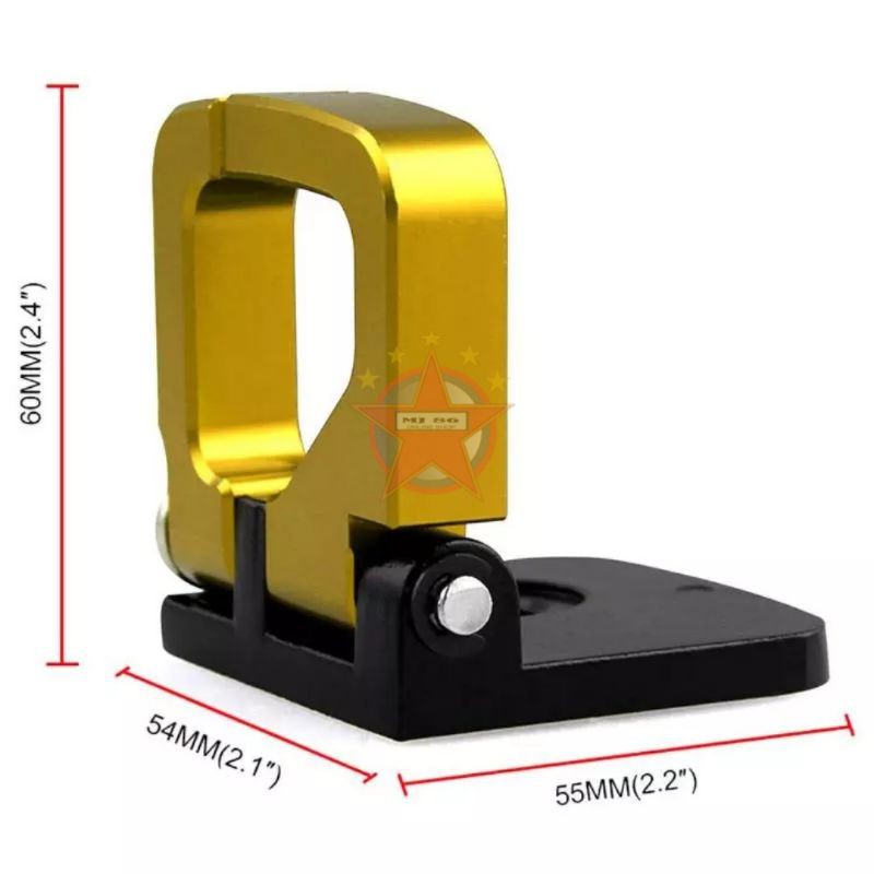 GANTUNGAN BARANG MOTOR MODEL LIPAT KOTAK CNC UNIVERSAL