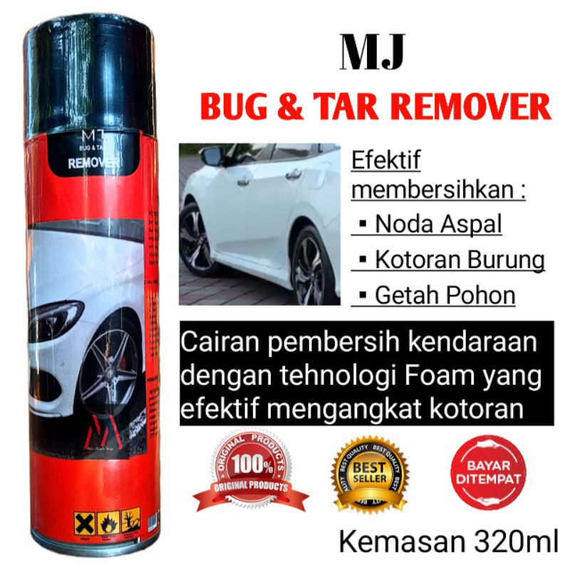 Bug and Tar Remover / Foam Pembersih Aspal / Kotoran Burung / Getah Pohon / Bekas Lem Stiker / Pembersih Cat Body Mobil dari Noda membandel