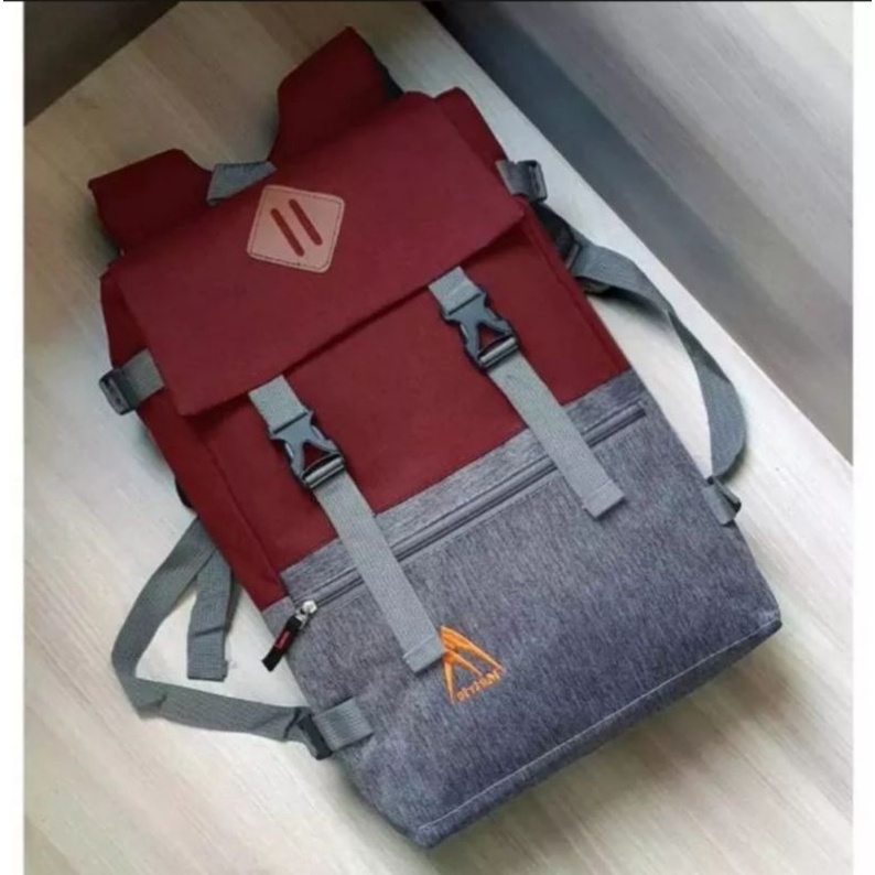 Tas ransel pria kanvas tebal