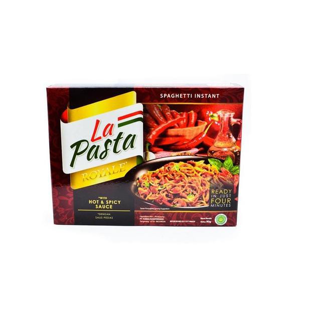

Spaghetti Instan Halal | La Pasta Royale Hot & Spicy Sauce