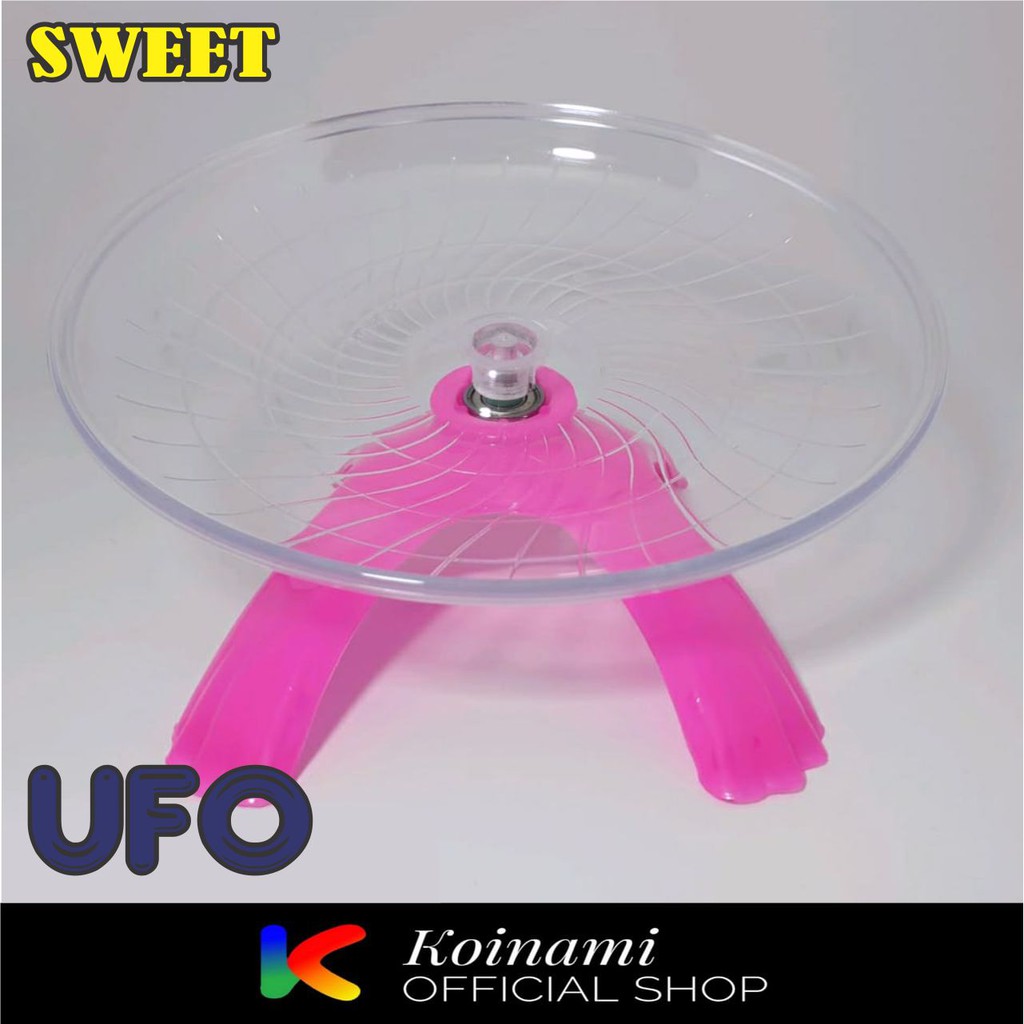 KINCIR HAMSTER UFO / KINCIR UFO HAMSTER / MAINAN HAMSTER  / KINCIR PIRINGAN HAMSTER