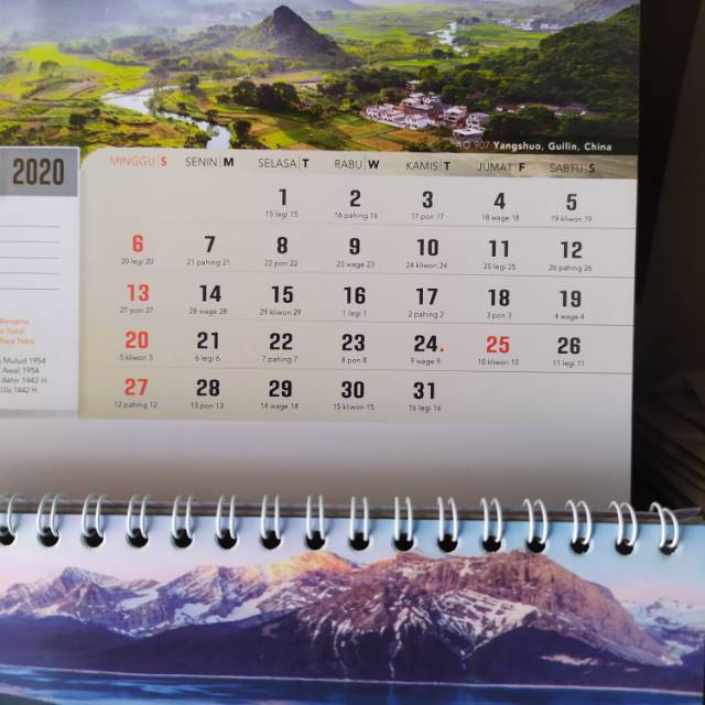 

KALENDER MEJA (PEMANDANGAN ALAM)