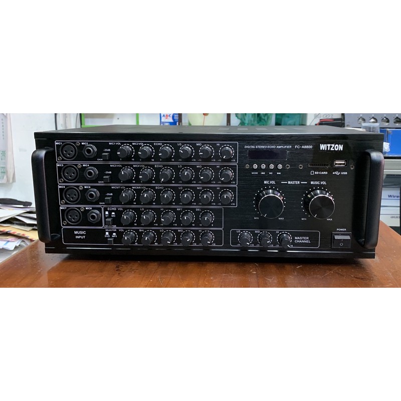 power ampli witzon 8800 .  karaoke ampli power witzon 8800