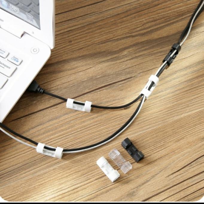 

20pcs Klip Kabel Organizer Cable Clip Perapi Perekat Socket Plug