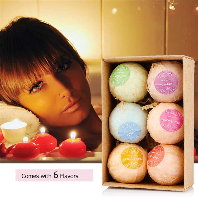 BATHE PROJECT Bath Bombs Salt Sabun Mandi Bathtube Bubble 6 PCS