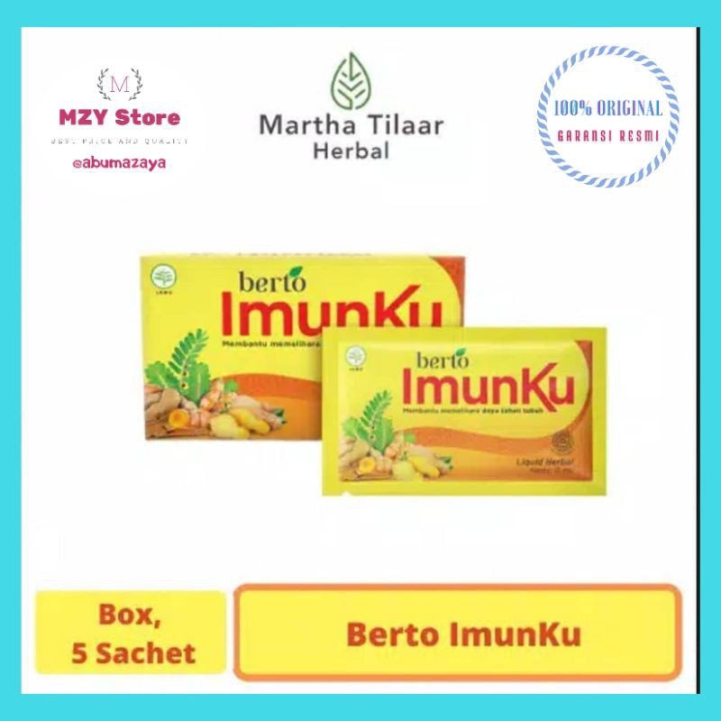 Berto Imunku Meningkatkan Sistem Imun Tubuh - Sachet 15 mL